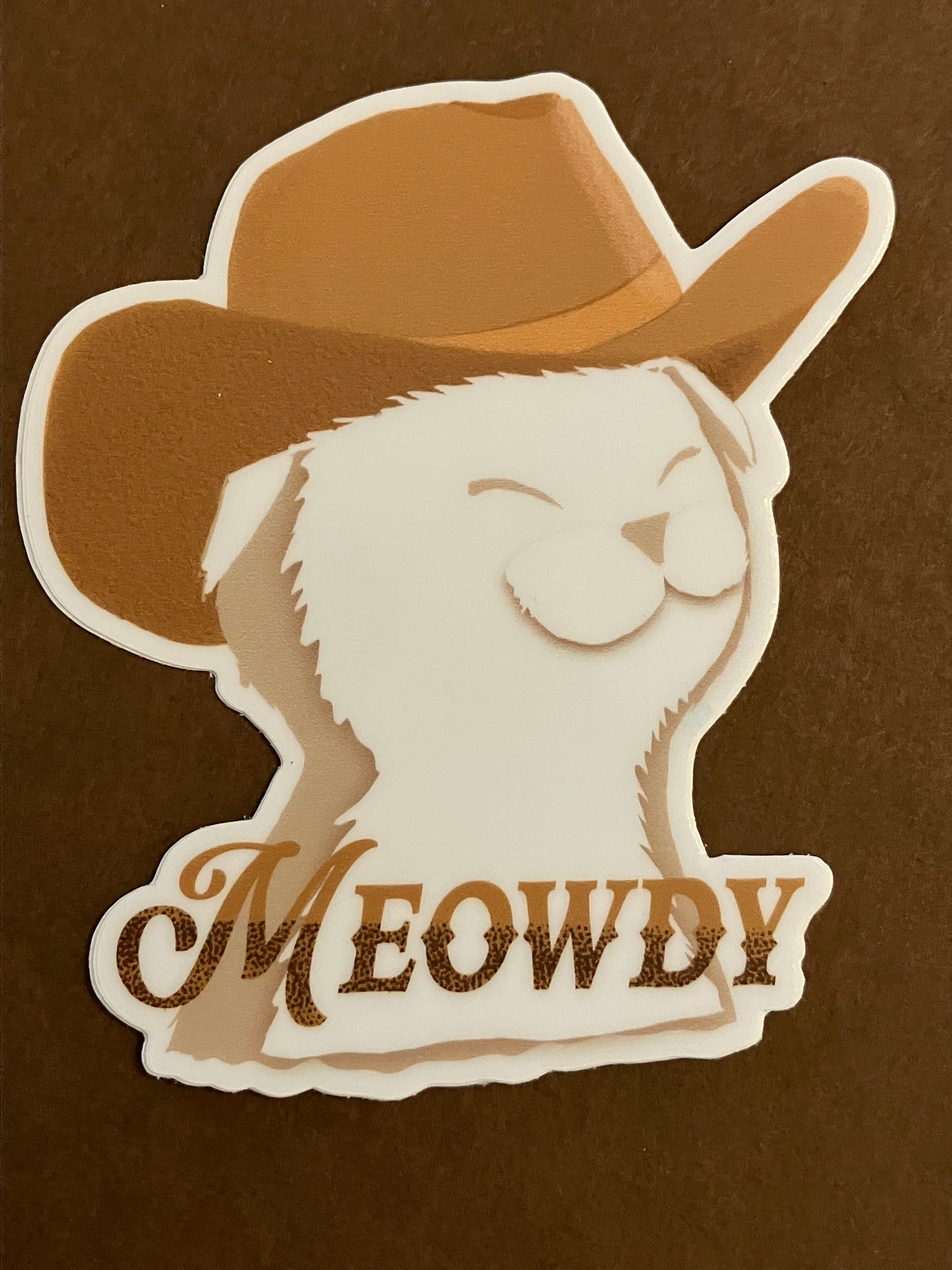Meowdy – 3" Vinyl Sticker