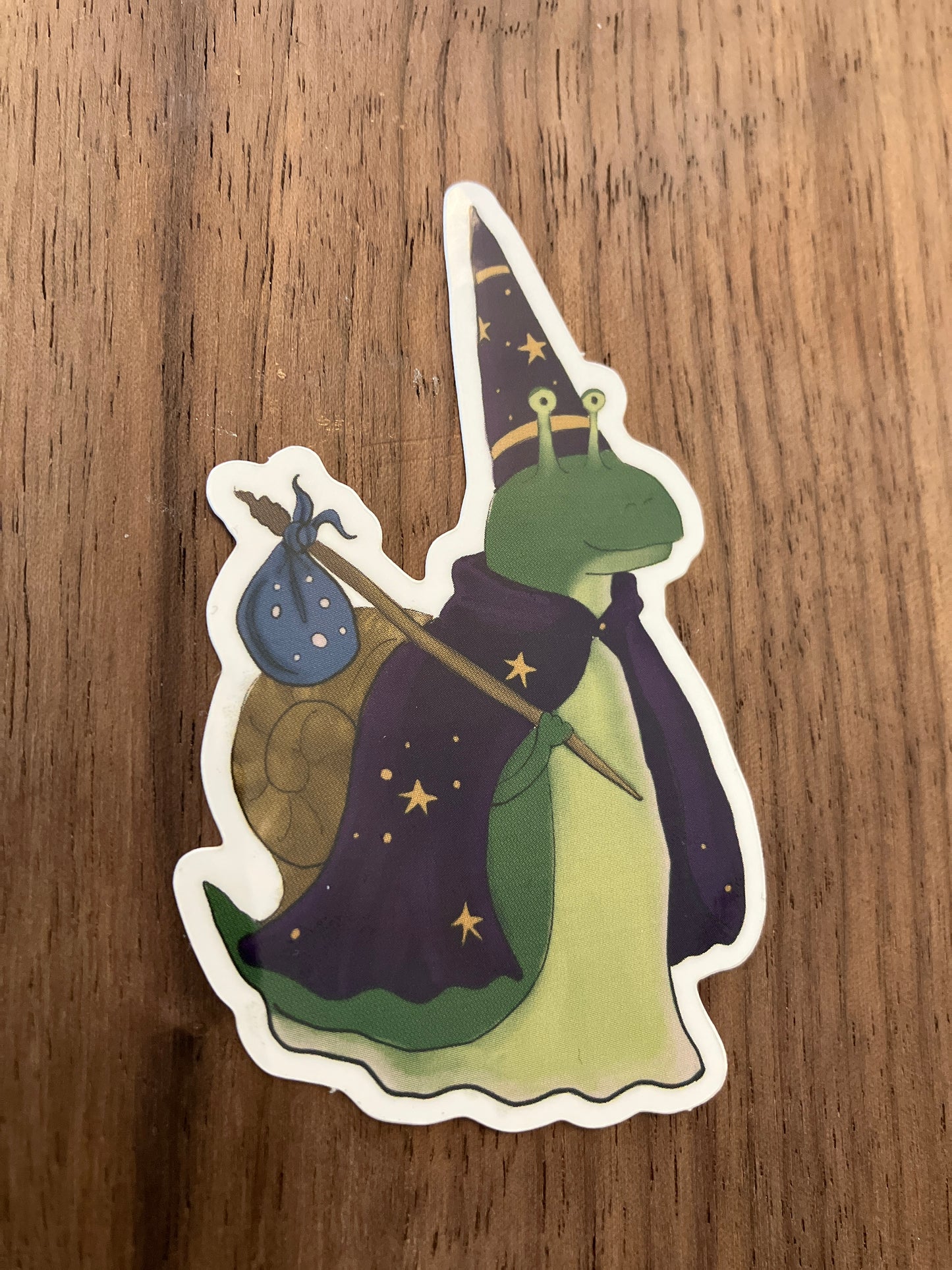 Snizard Sticker – The Wandering Wizard of the Garden Path 3 inches