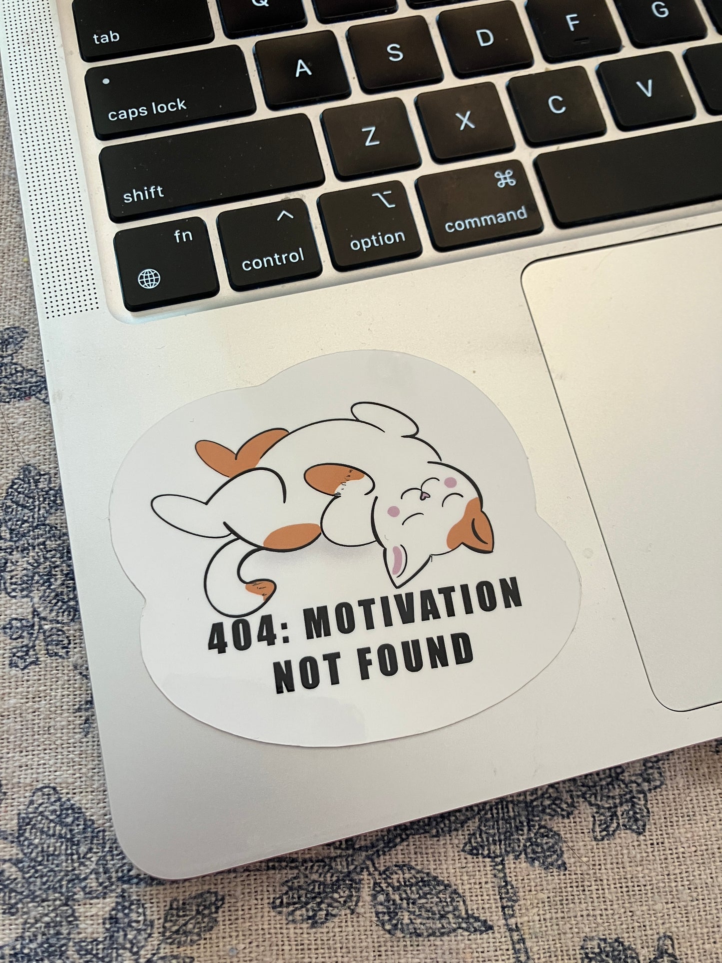 404: Motivation Not Found 3" Vinyl Sticker